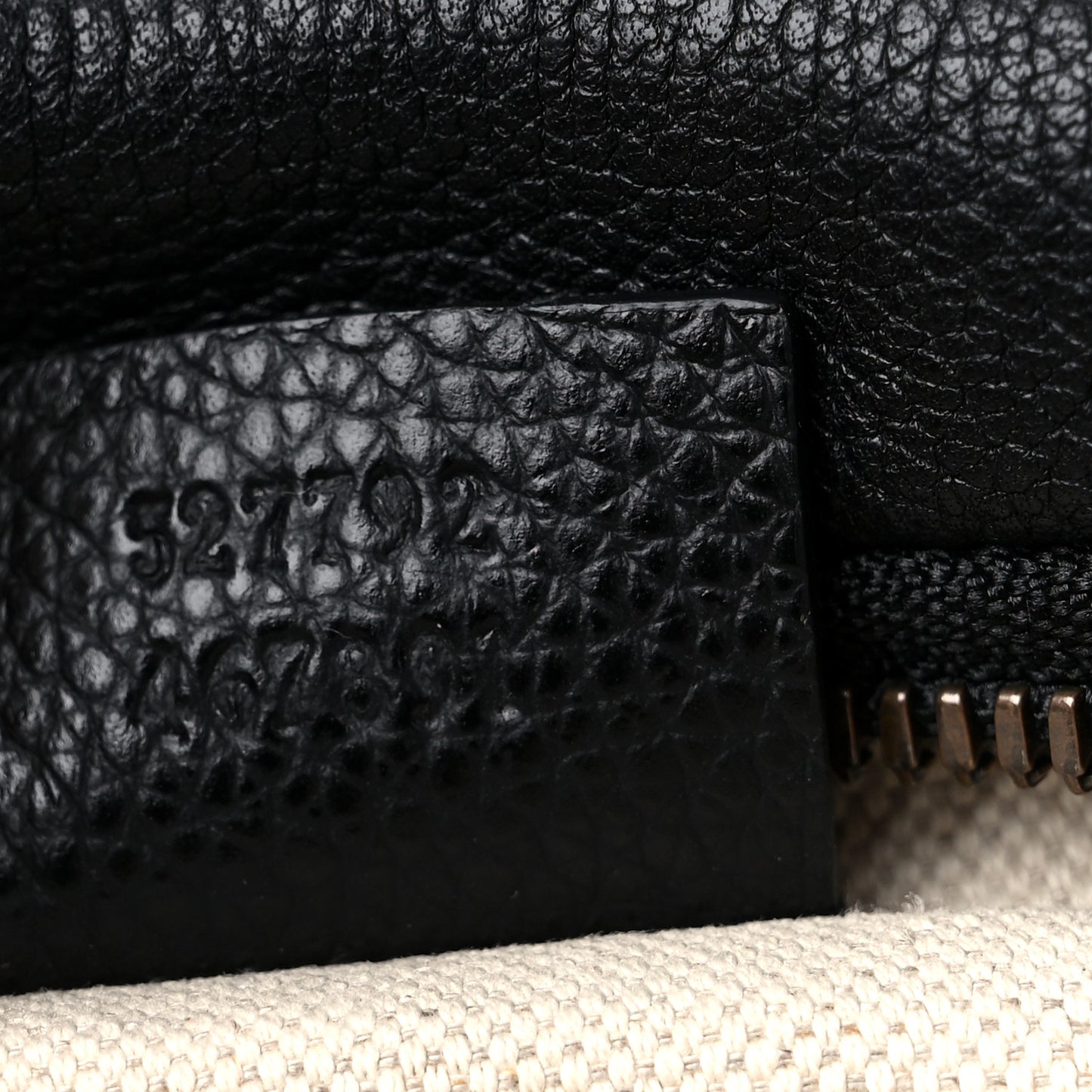 Grained Calfskin Small Logo Belt Bag Black