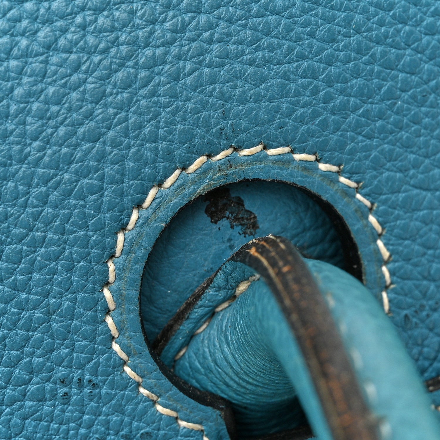 Hermes Taurillon Clemence BIRKIN 35 Blue Jean 15 of 17