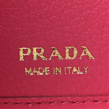Prada Vitello Grain 6 Key Holder Peonia 6 of 8