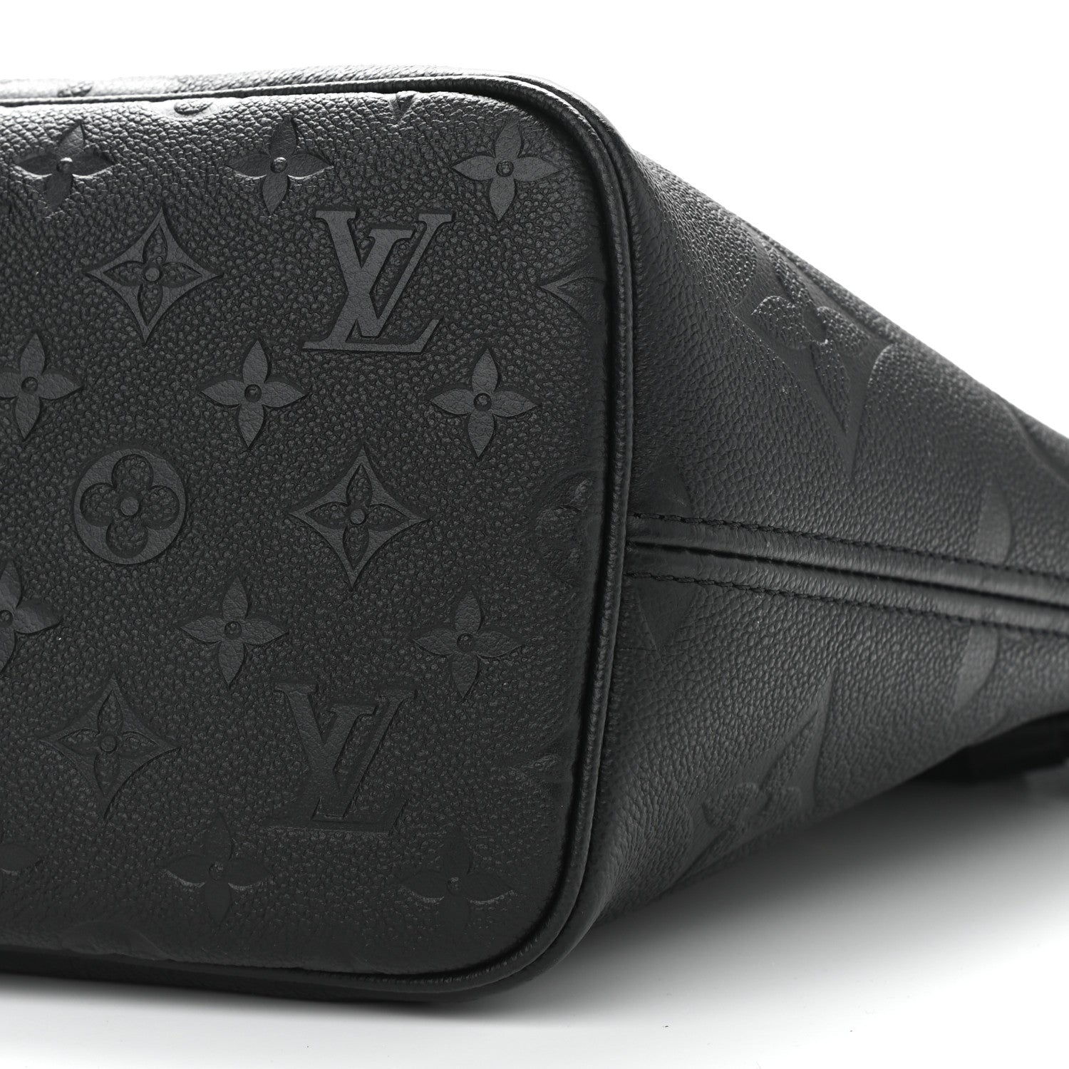 Louis Vuitton Empreinte Monogram Giant Neverfull MM Black 10 of 13