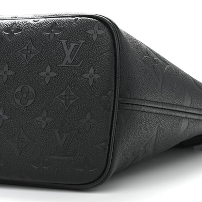 Louis Vuitton Empreinte Monogram Giant Neverfull MM Black 10 of 13
