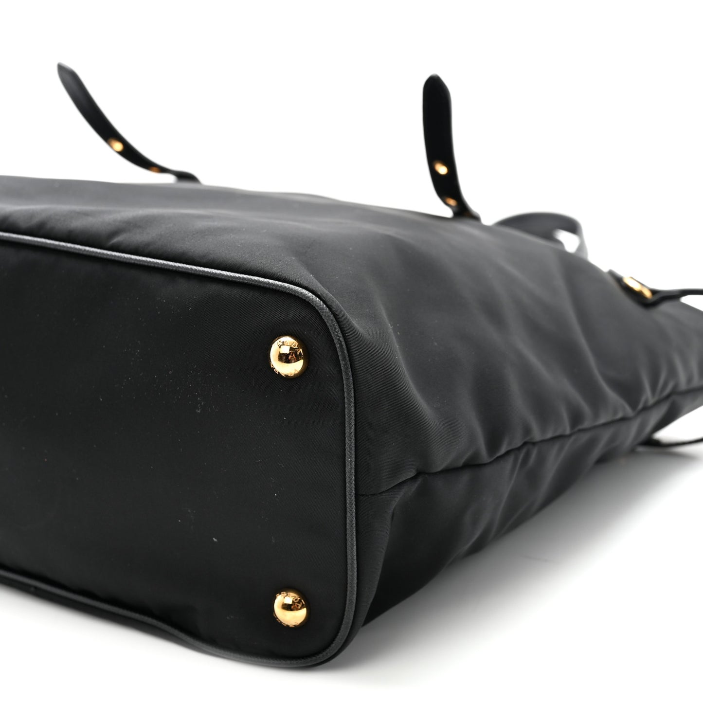 Tessuto Nylon Saffiano Tote Black