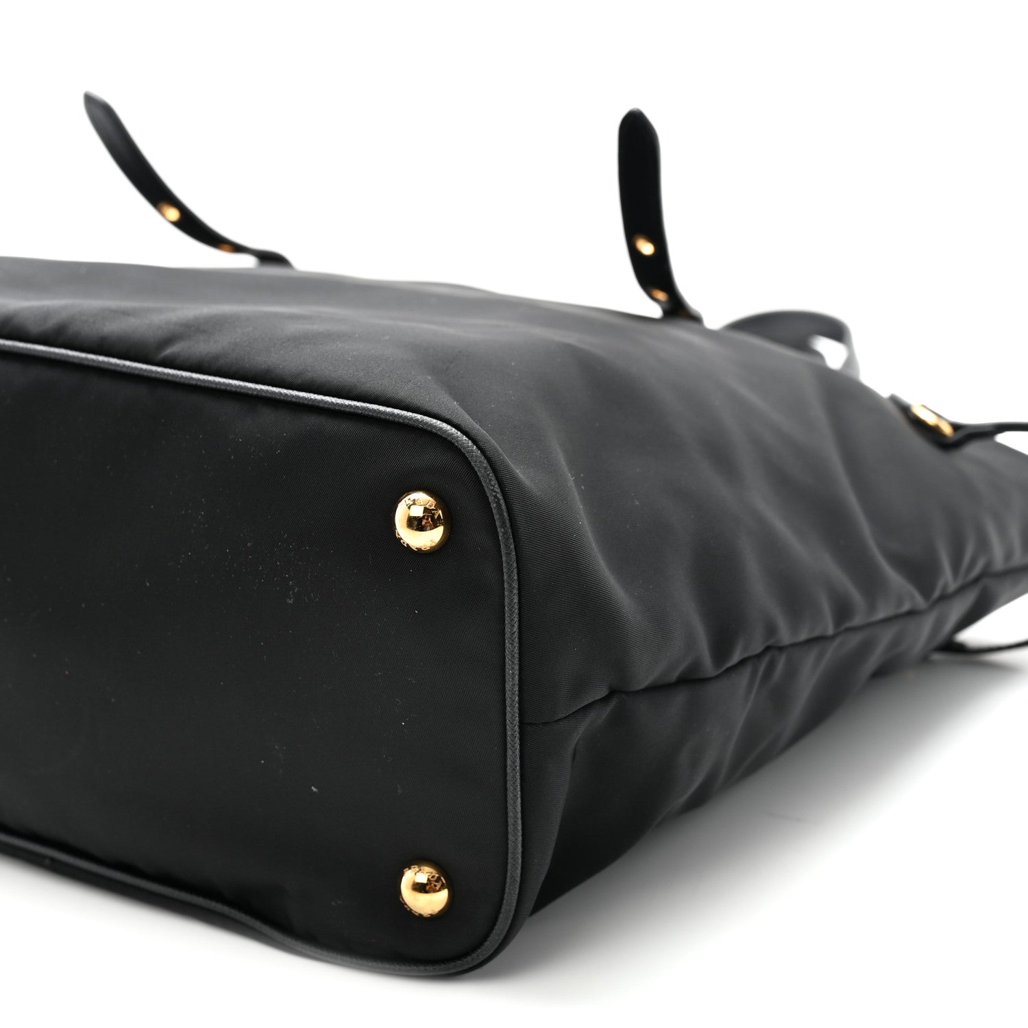 Prada Tessuto Nylon Saffiano Tote Black 10 of 10