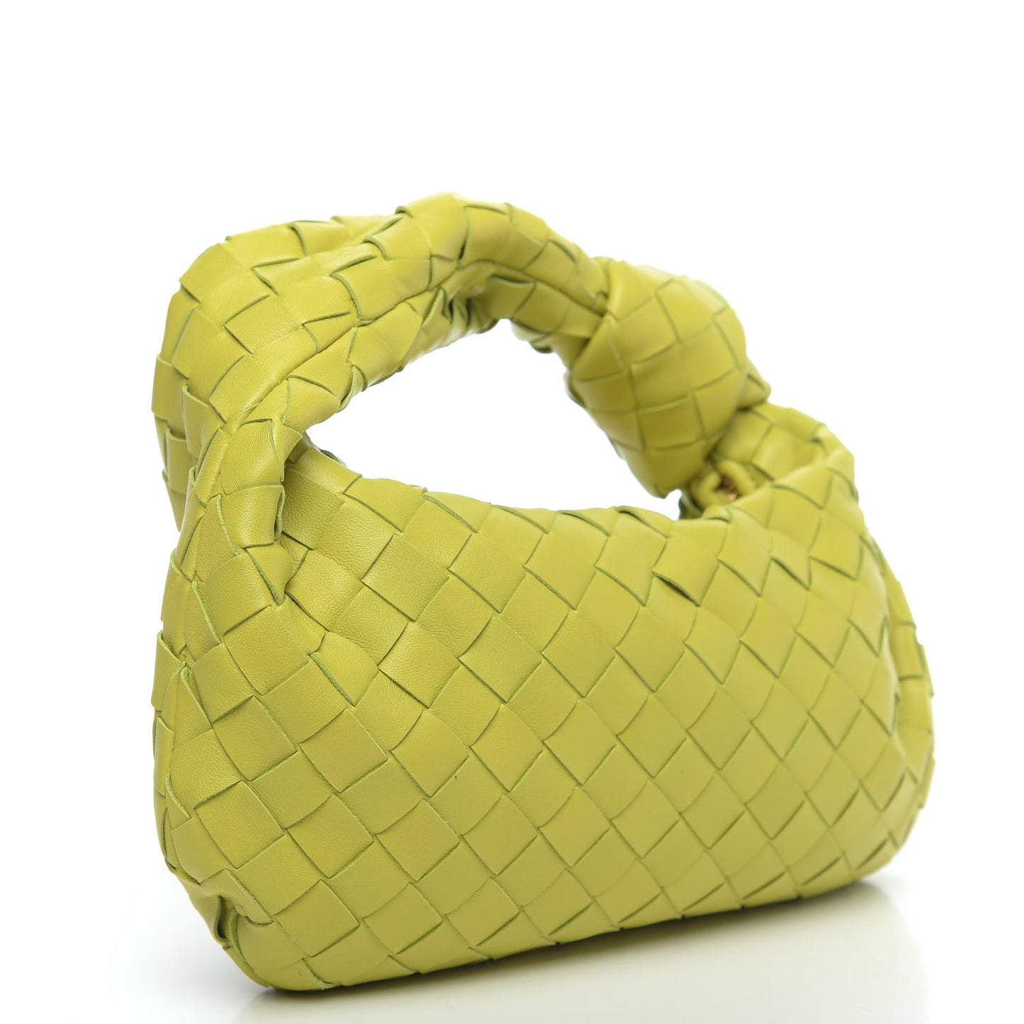 Nappa Intrecciato Mini Jodie Kiwi