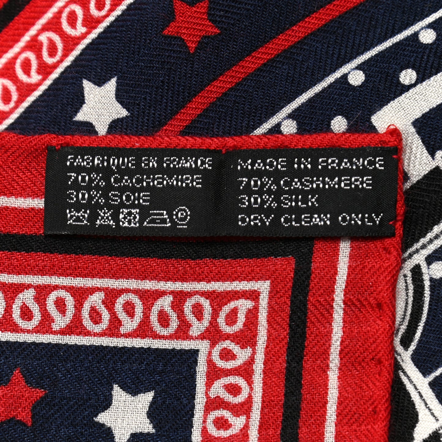 Cashmere Silk Coaching Bandana Scarf 55