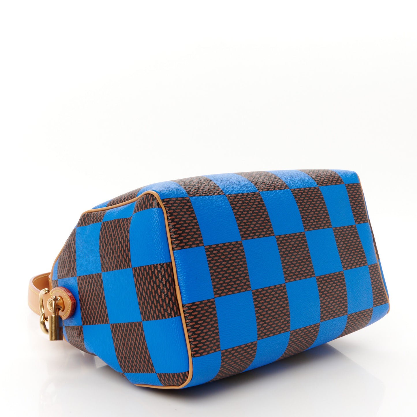 Damier Pop Speedy Bandouliere 25 Blue