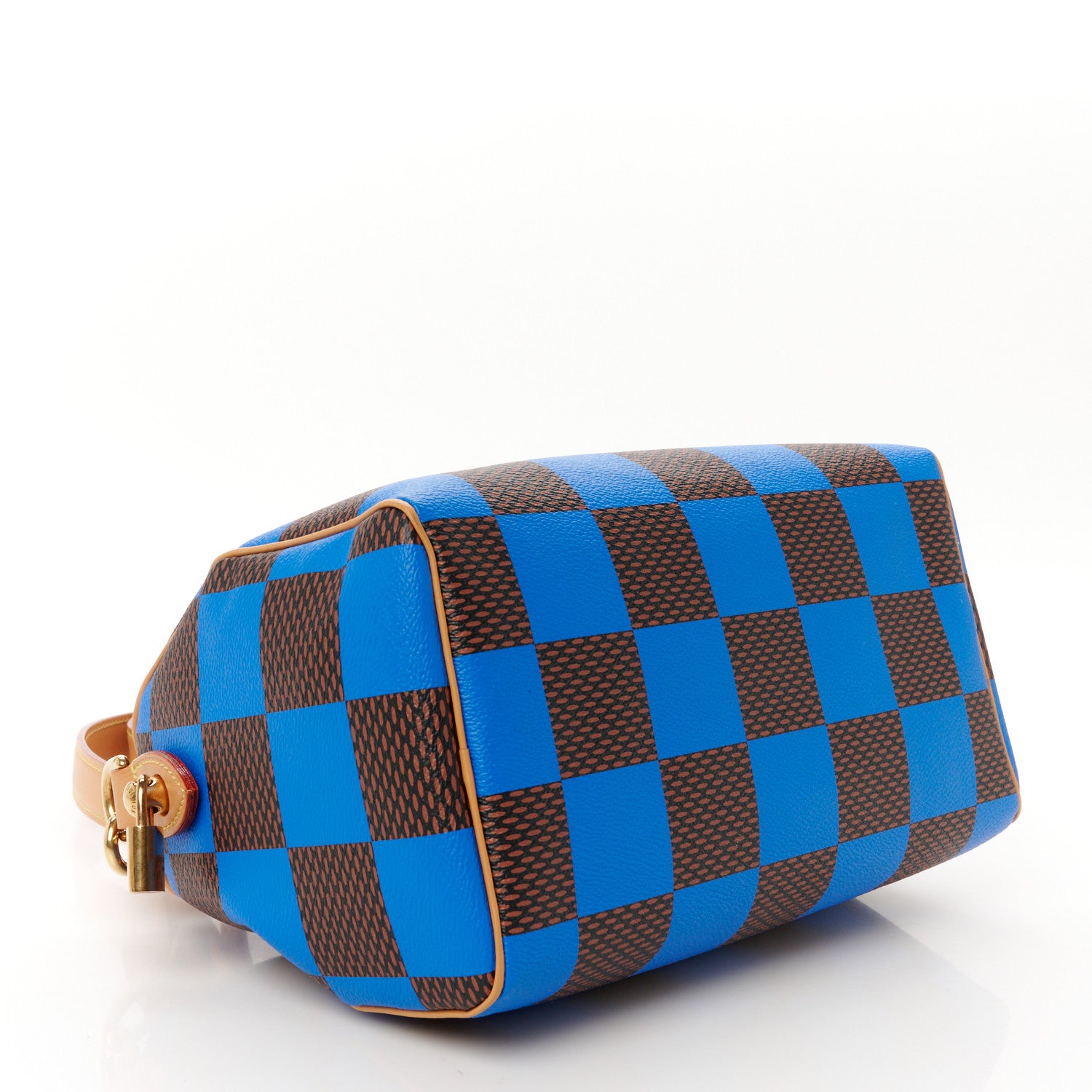Louis Vuitton Damier Pop Speedy Bandouliere 25 Blue 4 of 10