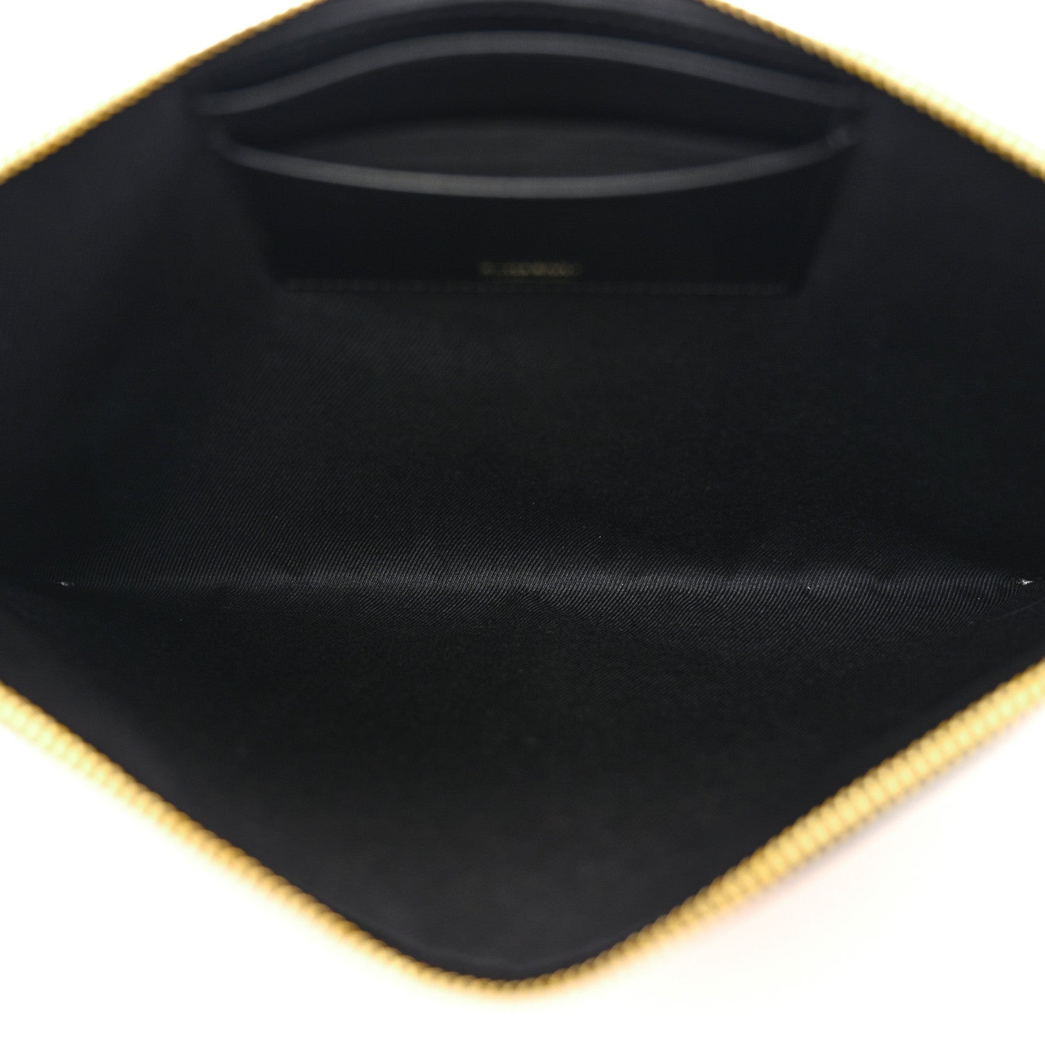 Burberry E-Canvas Monogram Stripe Zip Pouch Bridle Brown 5 of 8