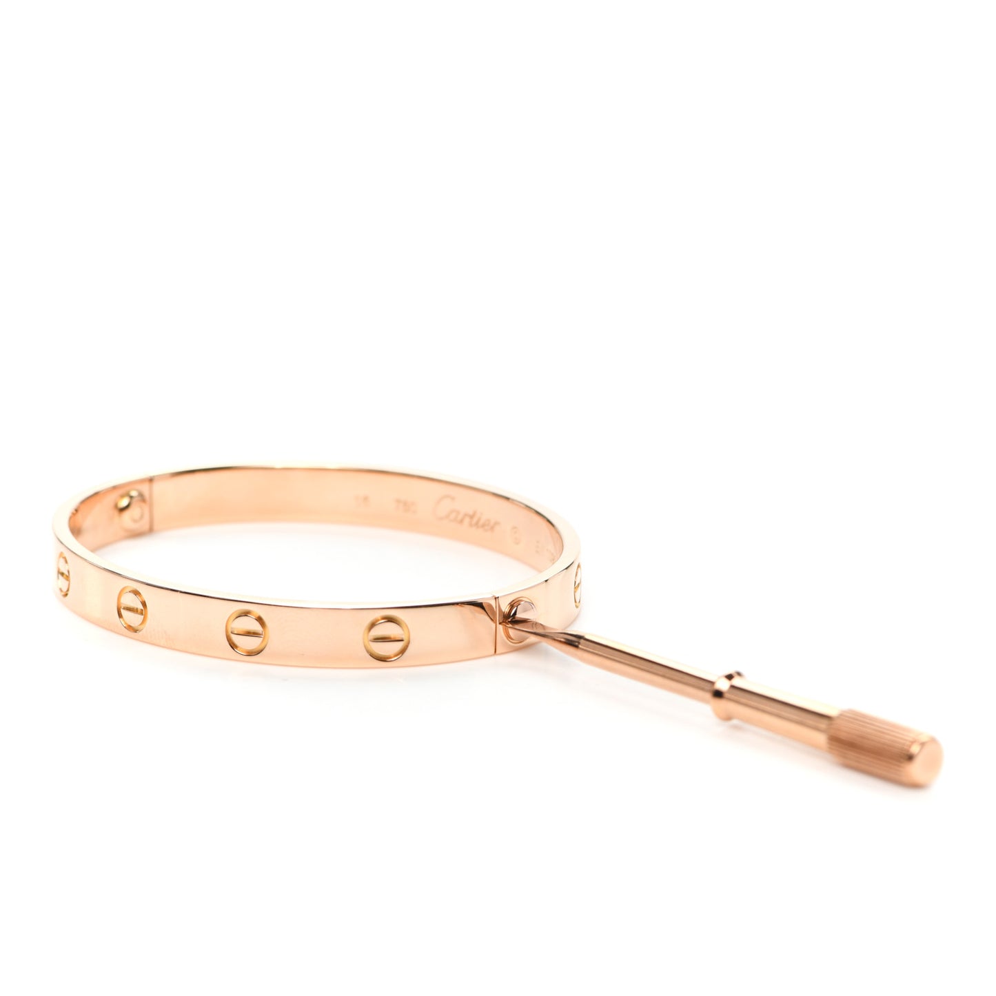 18K Pink Gold LOVE Bracelet 16