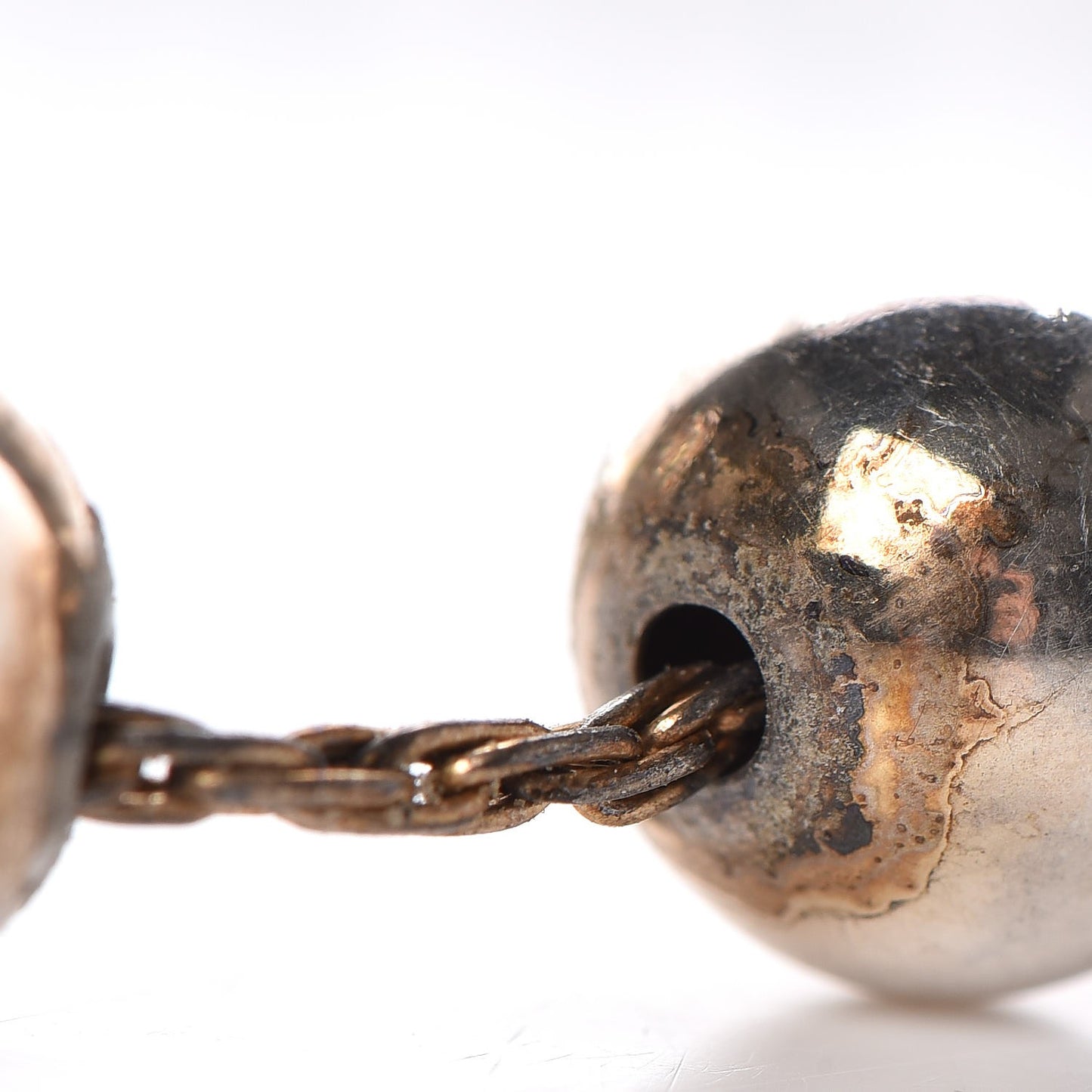 Sterling Silver 10mm HardWear Ball Necklace