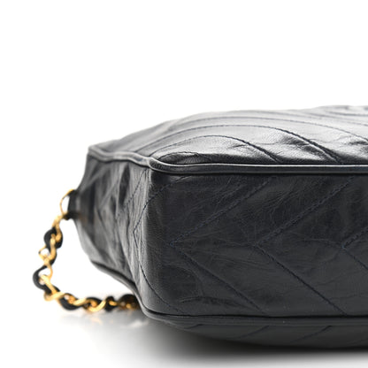 Chanel Lambskin Quilted CC Tassel Camera Case Navy 9 of 15