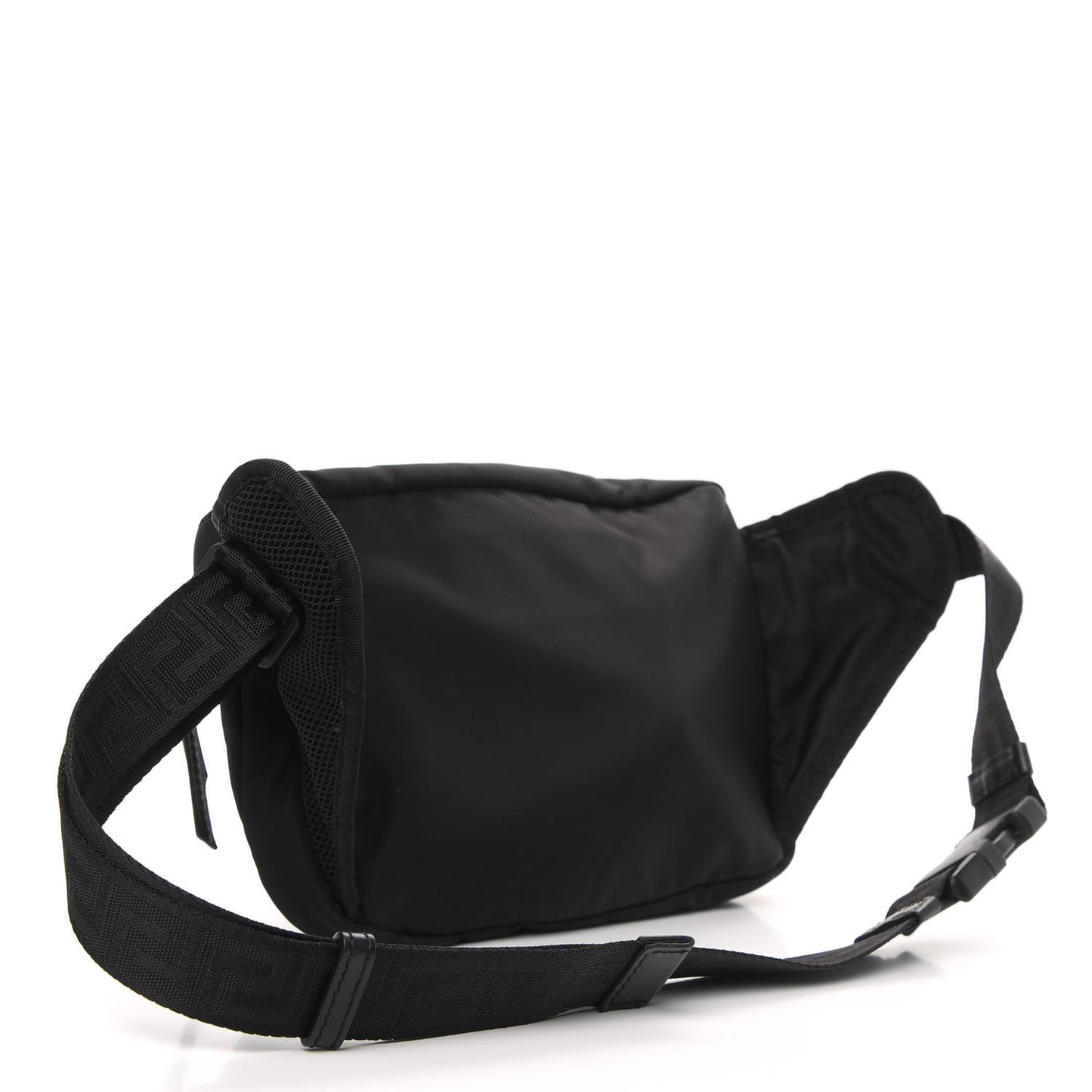Nylon Palazzo Medusa Belt Bag Black