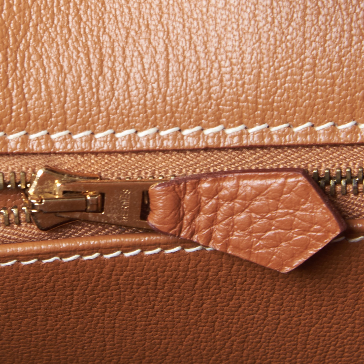 Taurillon Clemence Birkin 35 Gold