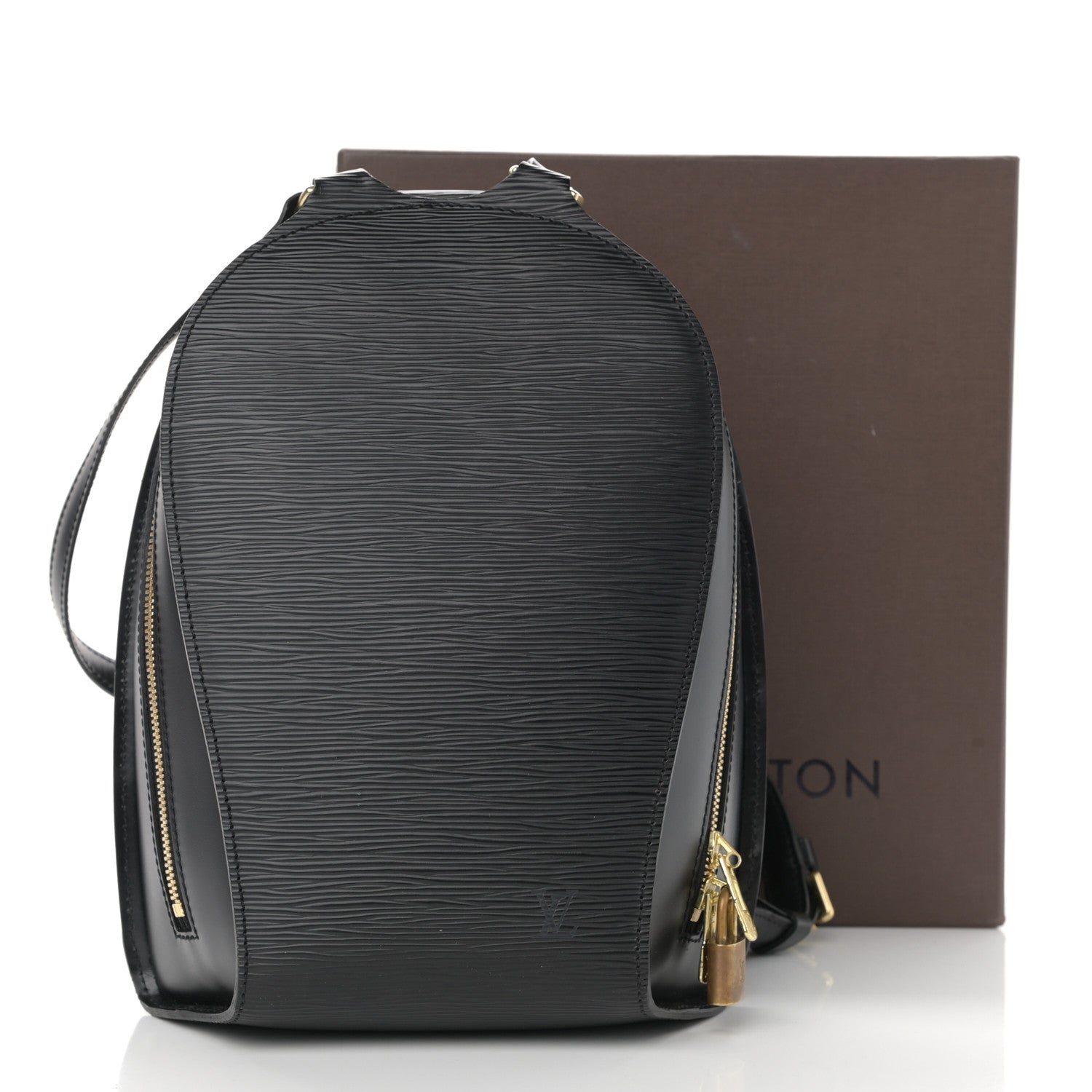 Louis Vuitton Epi Mabillon Backpack Black 12 of 12