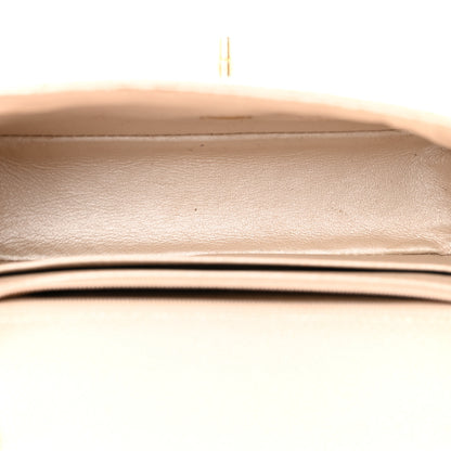 Chanel Pearly Caviar Quilted Mini Rectangular Flap Beige 4 of 26