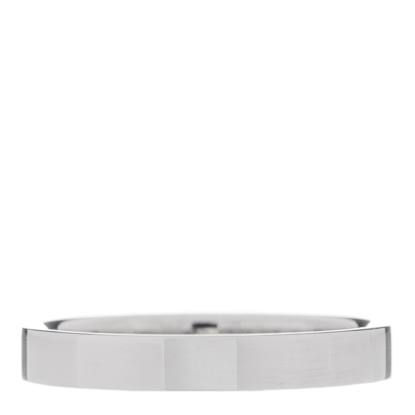 Platinum Logo Band Ring 54 7