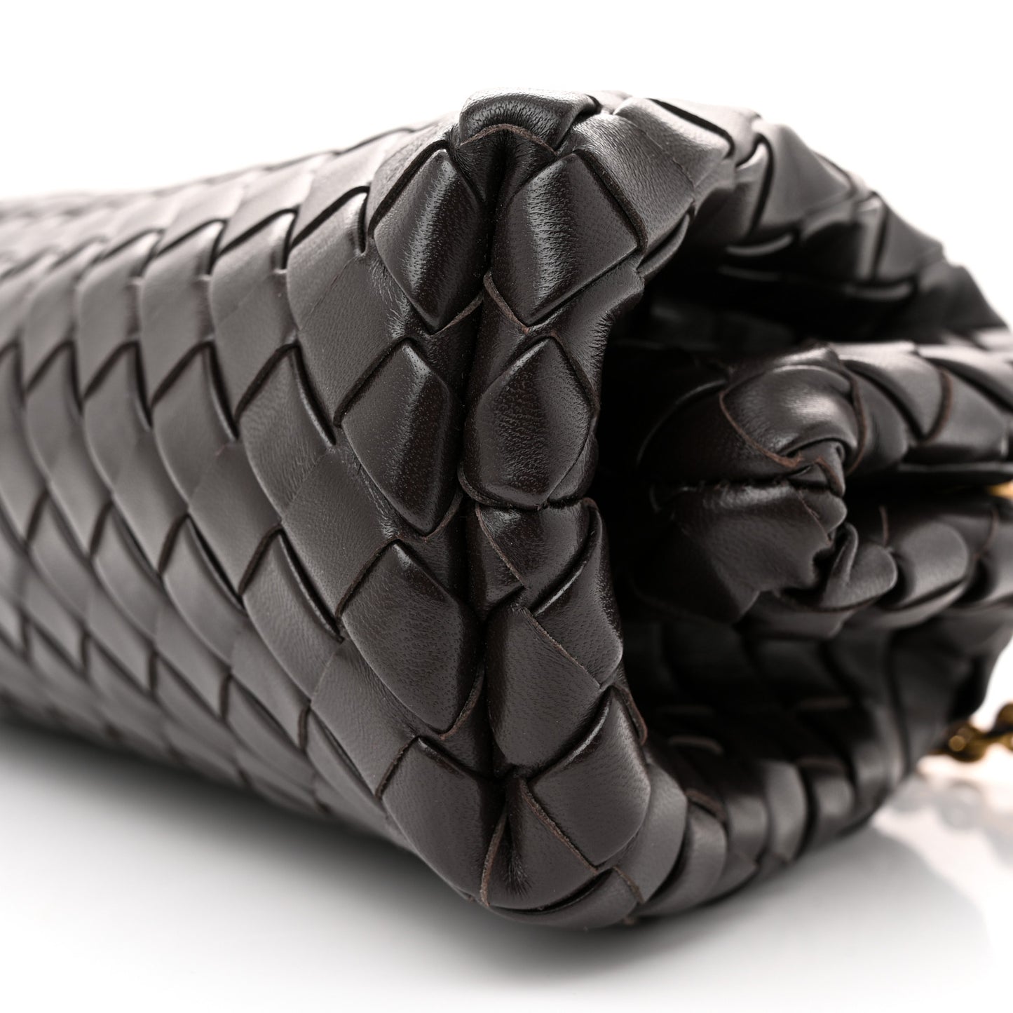 Nappa Intrecciato Teen The Lauren 1980 Clutch With Chain Fondant