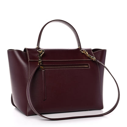 Celine Natural Calfskin Mini Belt Bag Burgundy 2 of 11