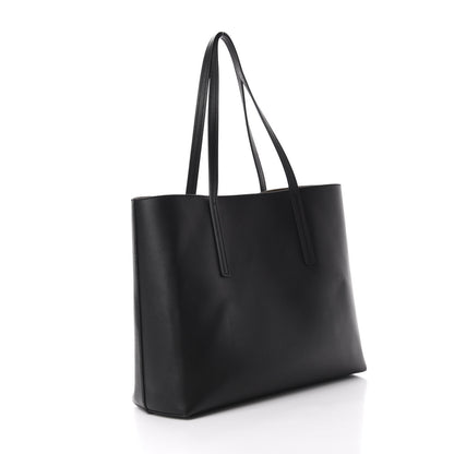 Fendi Vitello Vienna Enamel F is Fendi Shopping Tote Black Taupe 3 of 10