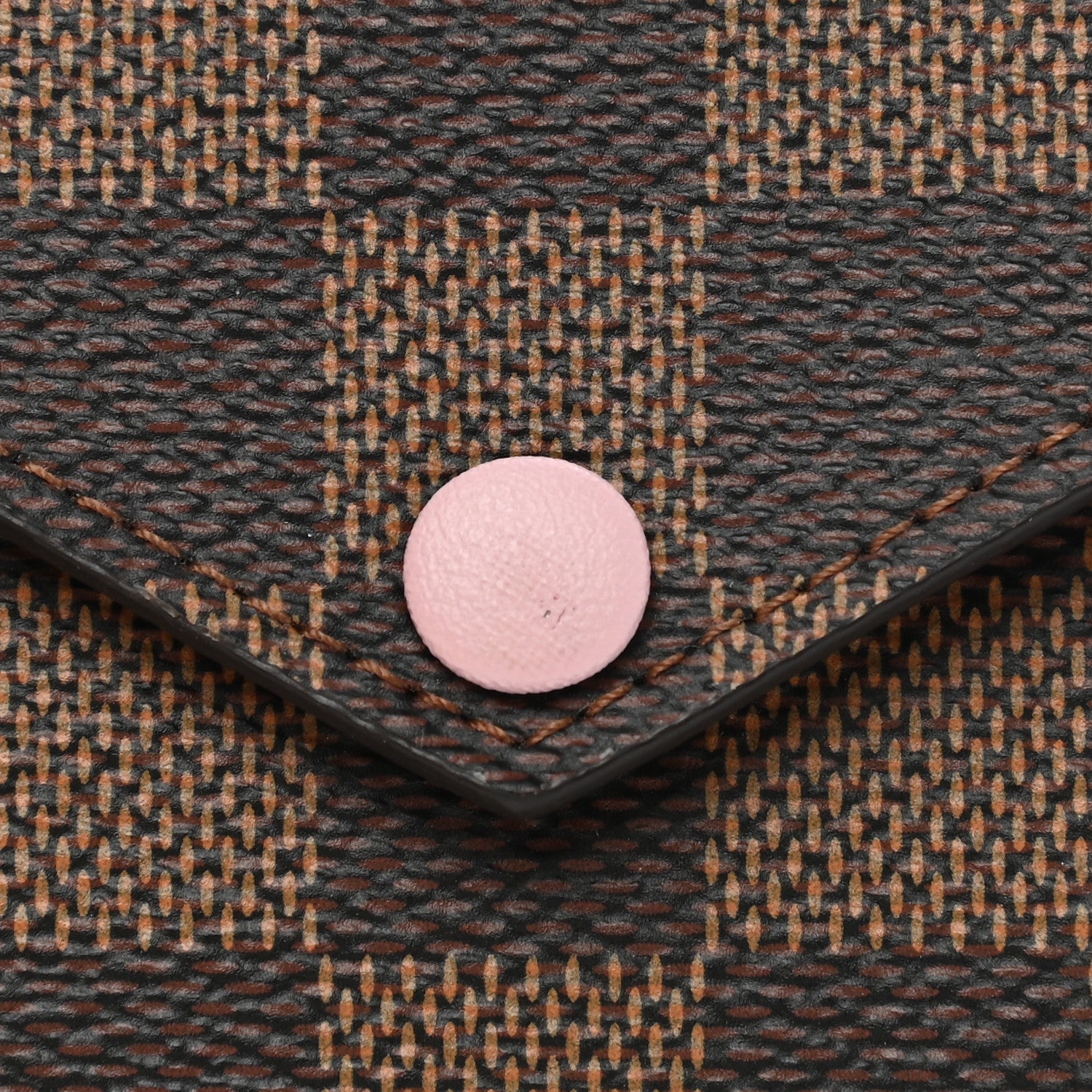 Louis Vuitton Damier Ebene Recto Verso Card Holder Rose Ballerine 10 of 10