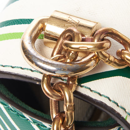 Louis Vuitton Monogram Palm Twist Shoulder Bag MM Vert White 9 of 9