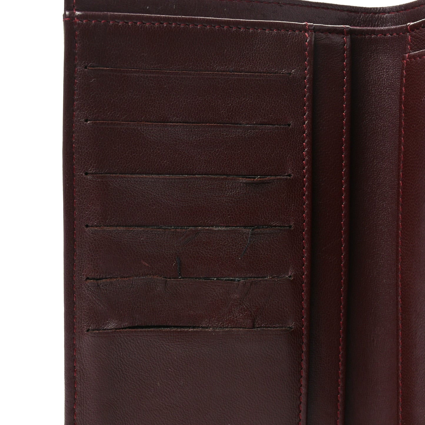 Lambskin Quilted Large Flap Wallet Black