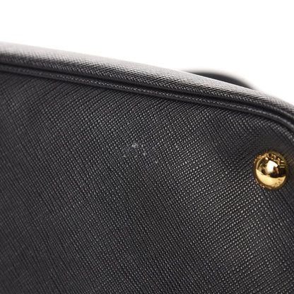Prada Saffiano Medium Galleria Double Zip Tote Black 12 of 13