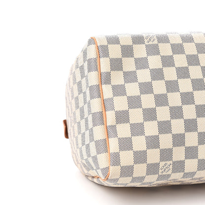 Louis Vuitton Damier Azur Speedy 30 7 of 9