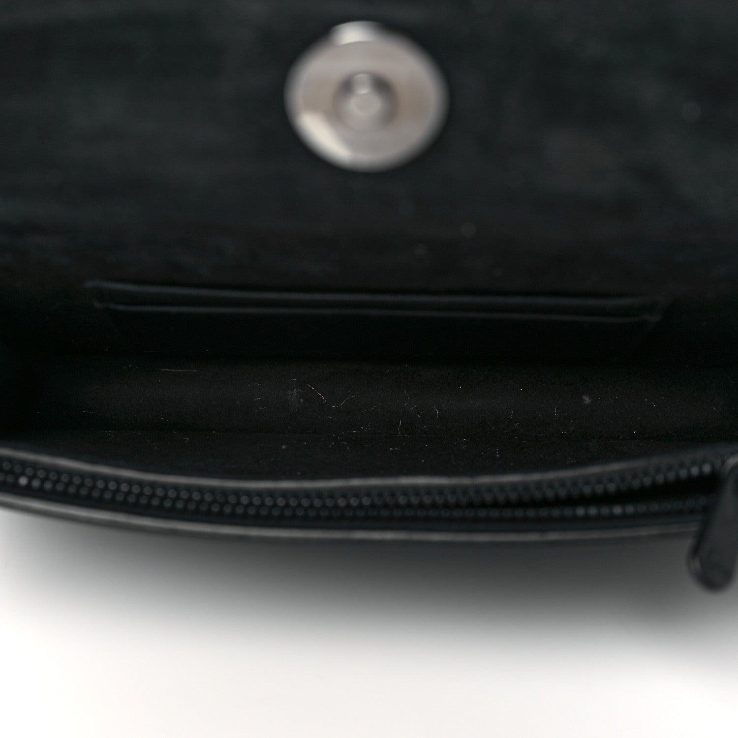 Christian Dior Ultra Matte Calfskin Saddle Belt Bag Black 4 of 9