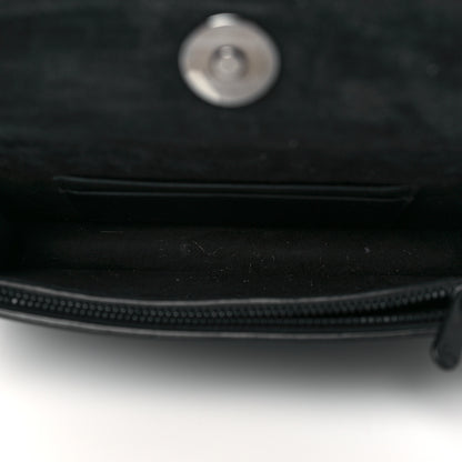 Christian Dior Ultra Matte Calfskin Saddle Belt Bag Black 4 of 9