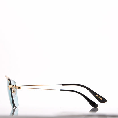 Prada Rimless Sunglasses SPR 570 Gold 3 of 7