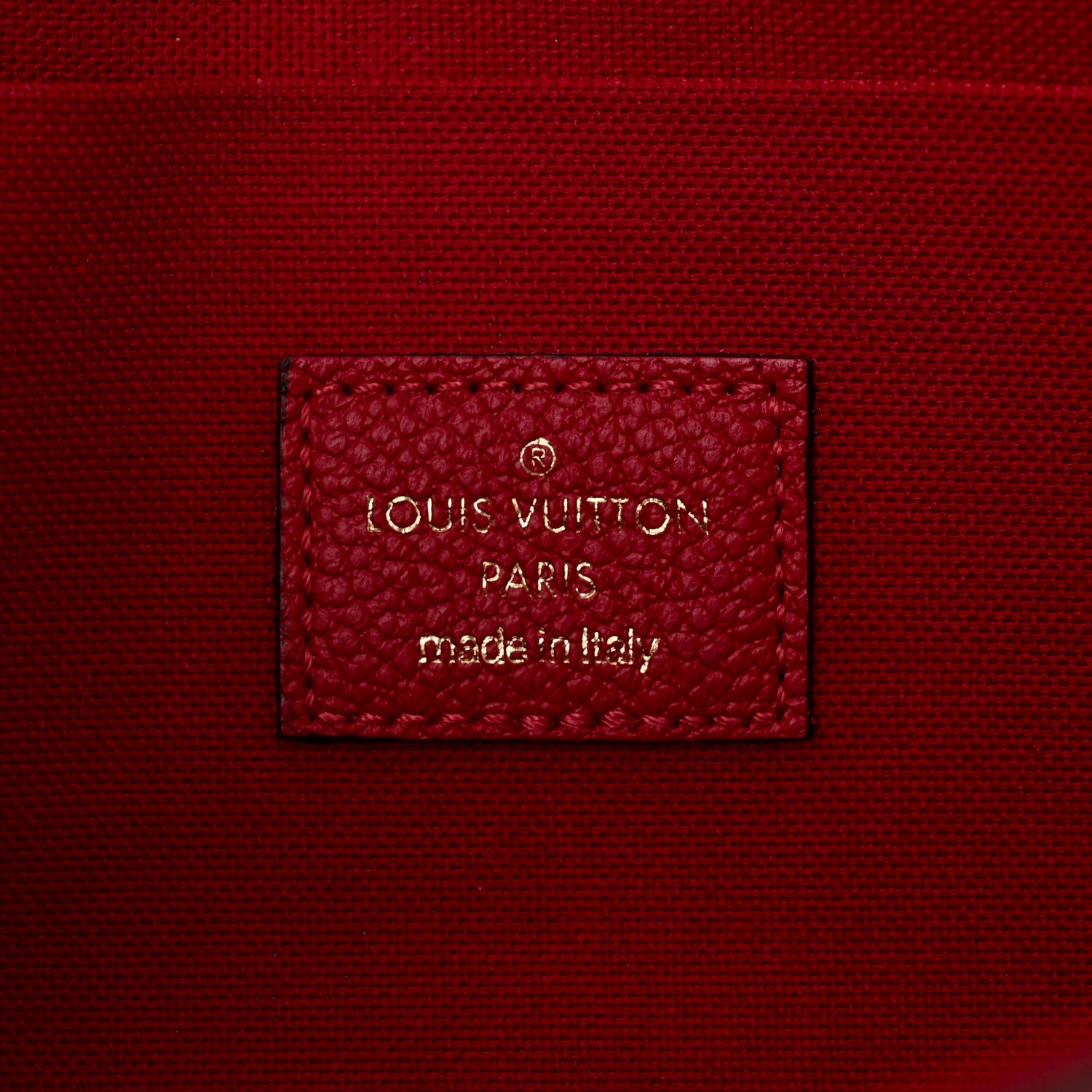 Louis Vuitton Empreinte Pochette Felicie Chain Wallet Scarlet 6 of 10
