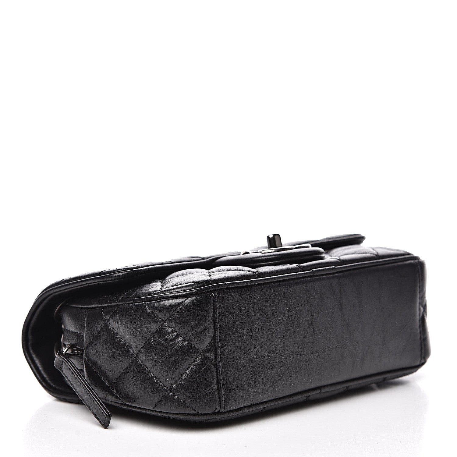 Chanel Aged Calfskin Quilted Small Easy Flap Black 3 of 9