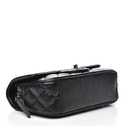 Chanel Aged Calfskin Quilted Small Easy Flap Black 3 of 9