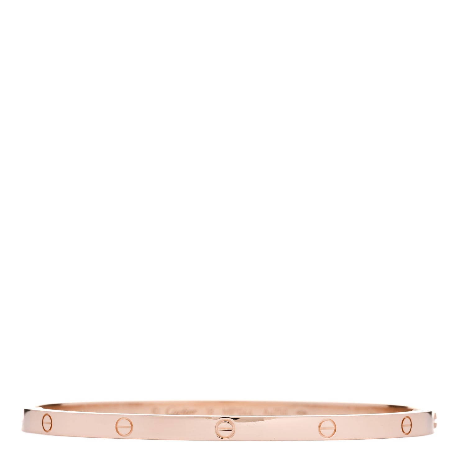Cartier 18K Pink Gold Small LOVE Bracelet 18 1 of 6
