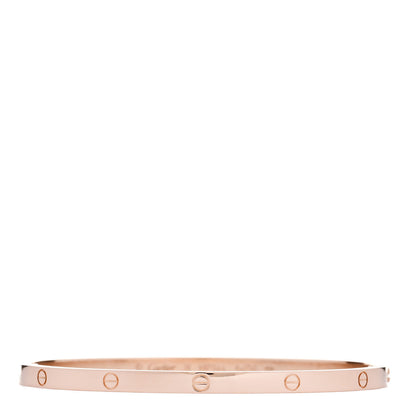Cartier 18K Pink Gold Small LOVE Bracelet 18 1 of 6