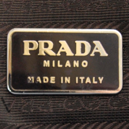 Prada Leather Shoulder Bag Blue 7 of 8