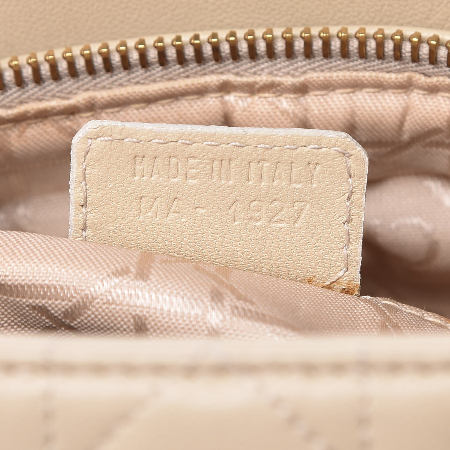 Christian Dior Lambskin Cannage Large Lady Dior Beige 9 of 16