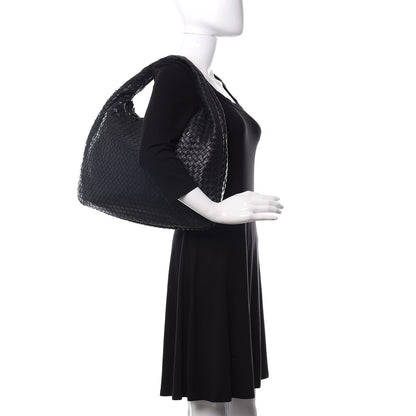 Bottega Veneta Nappa Intrecciato Large Veneta Hobo Black 2 of 9
