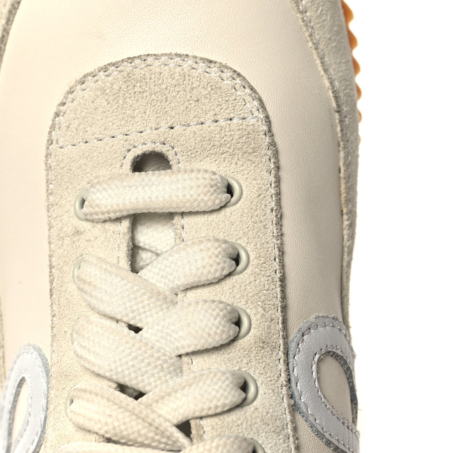 Fabric Suede Flow Retro Runner Sneakers 38 White