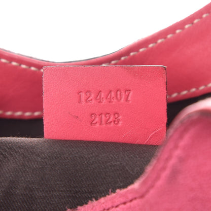 Gucci Suede Monogram Large Bardot Pink 8 of 25
