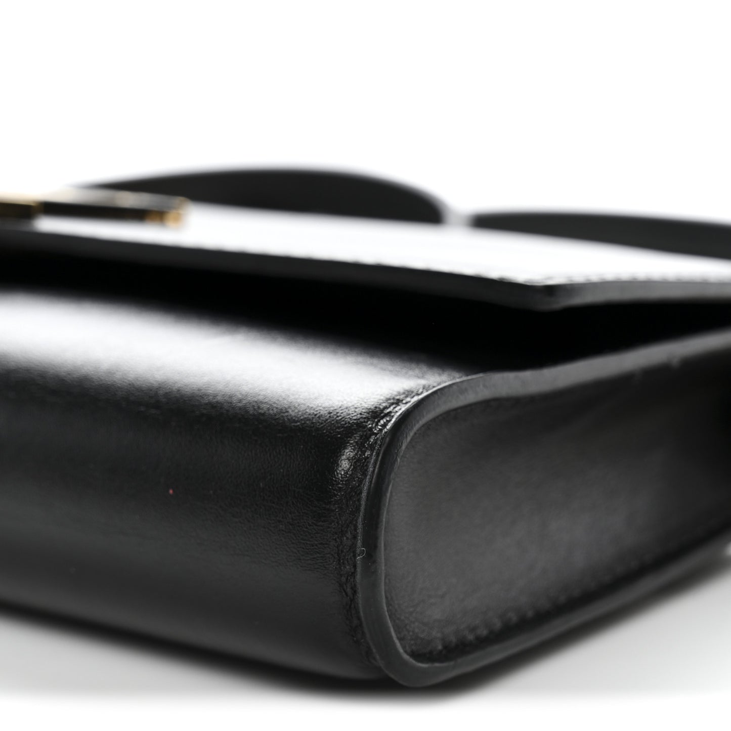 Calfskin LV Wallet On Chain Capucines Black