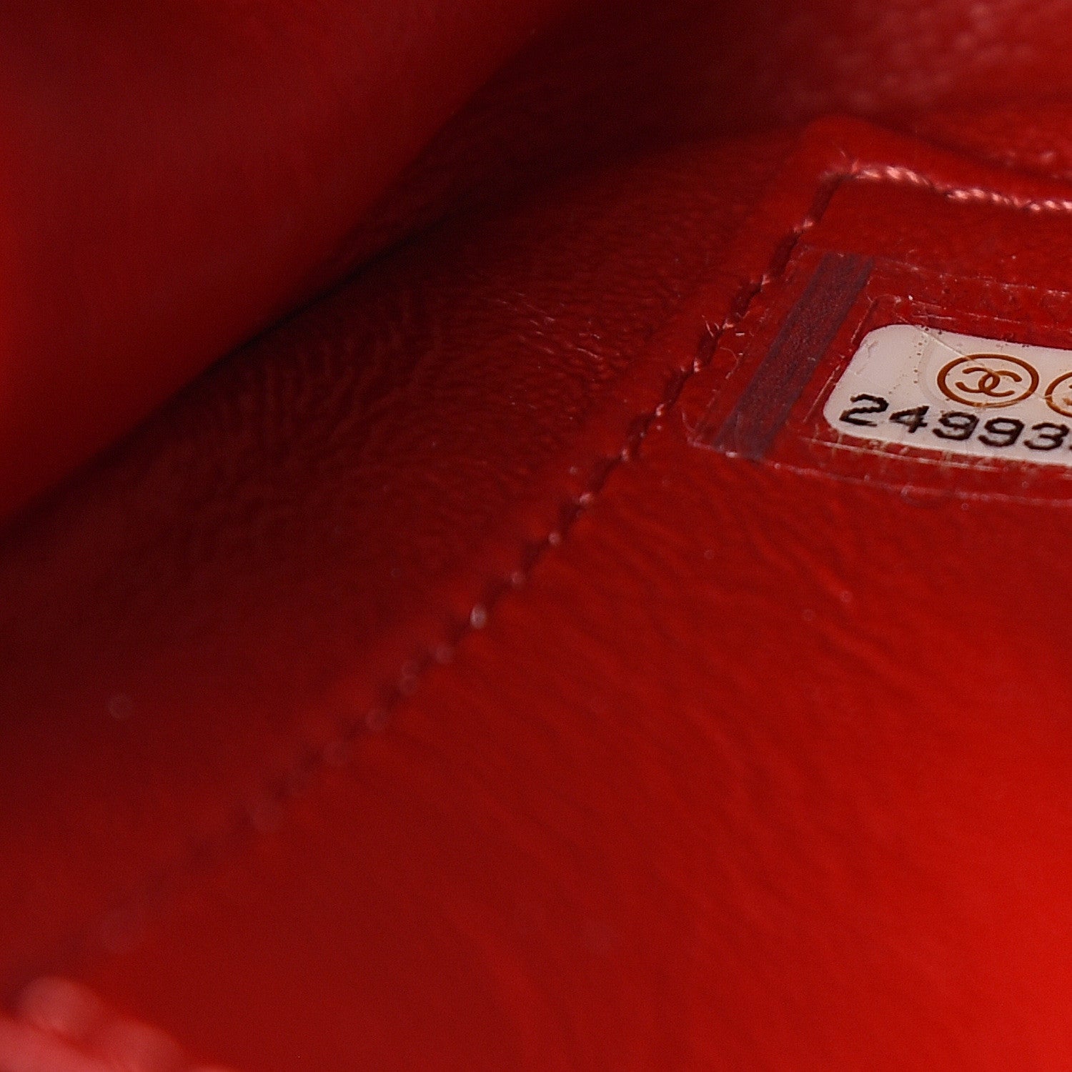 Chanel Caviar Quilted Small CC Filigree Flap Red 6 of 9