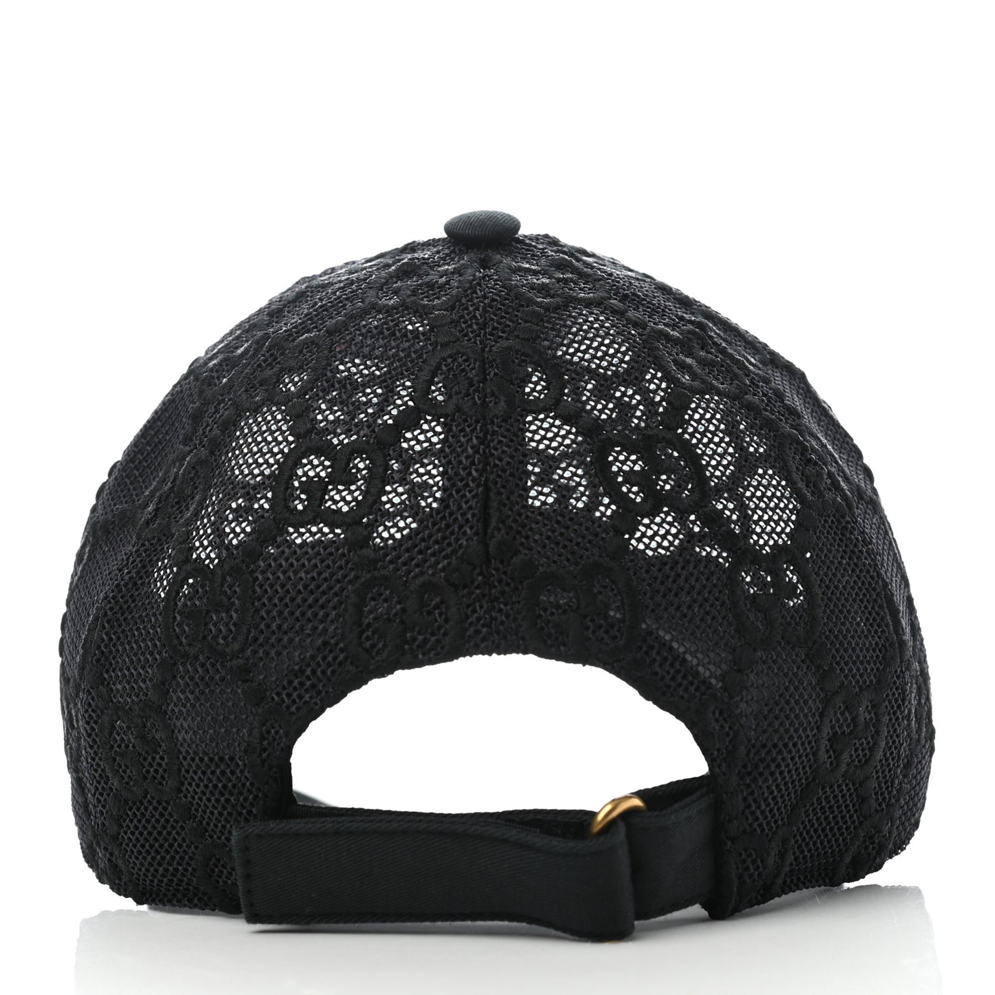 GG Net Embroidered Baseball Hat M Black