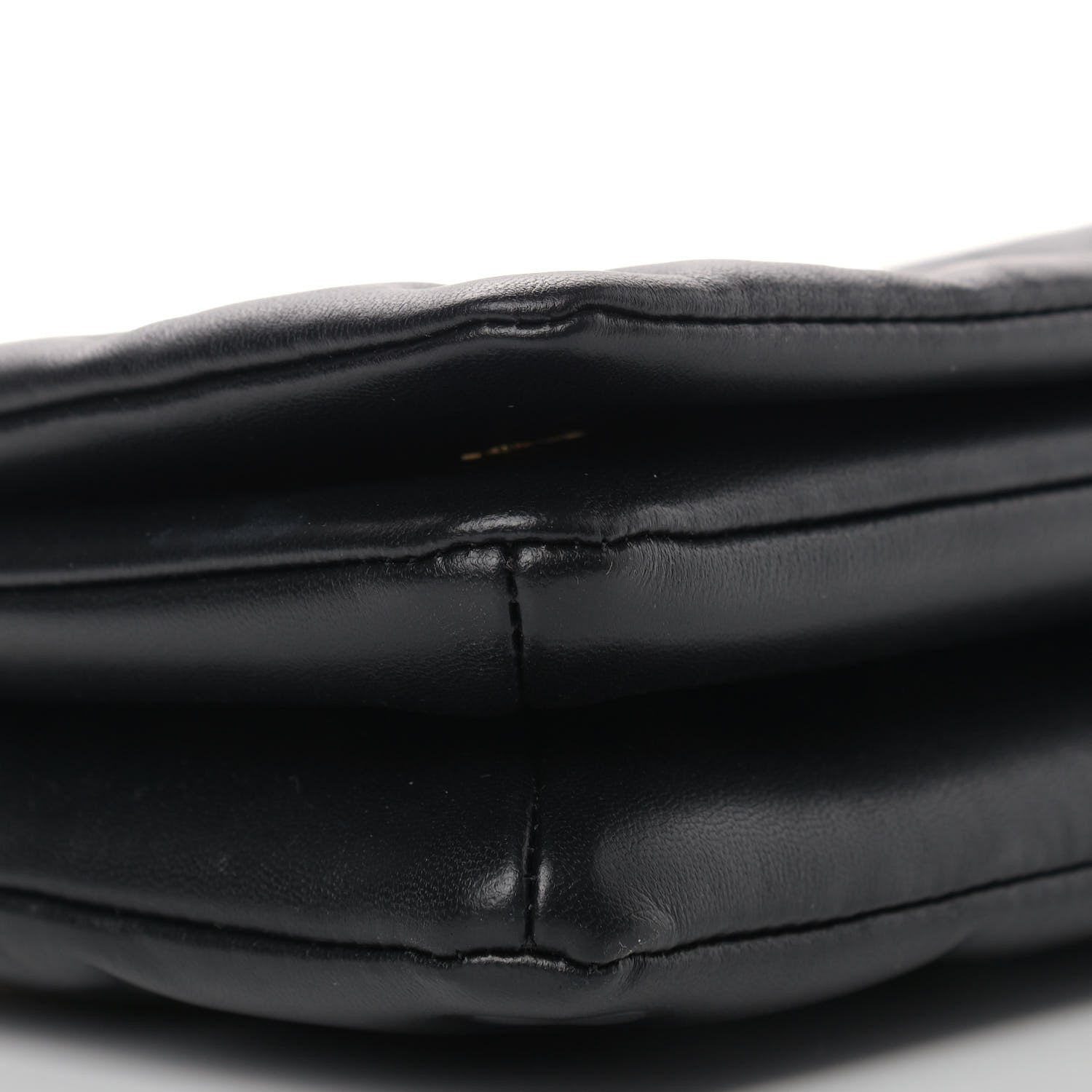 Louis Vuitton Lambskin Embossed Monogram Pochette Coussin Black 7 of 9