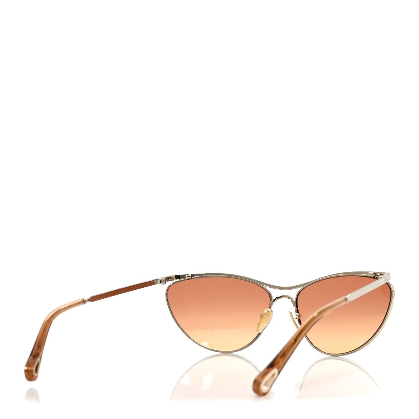 Metal Cat Eye Sunglasses CH0386S Gold