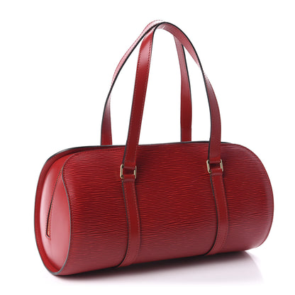 Louis Vuitton Epi Soufflot Castillan Red 4 of 11