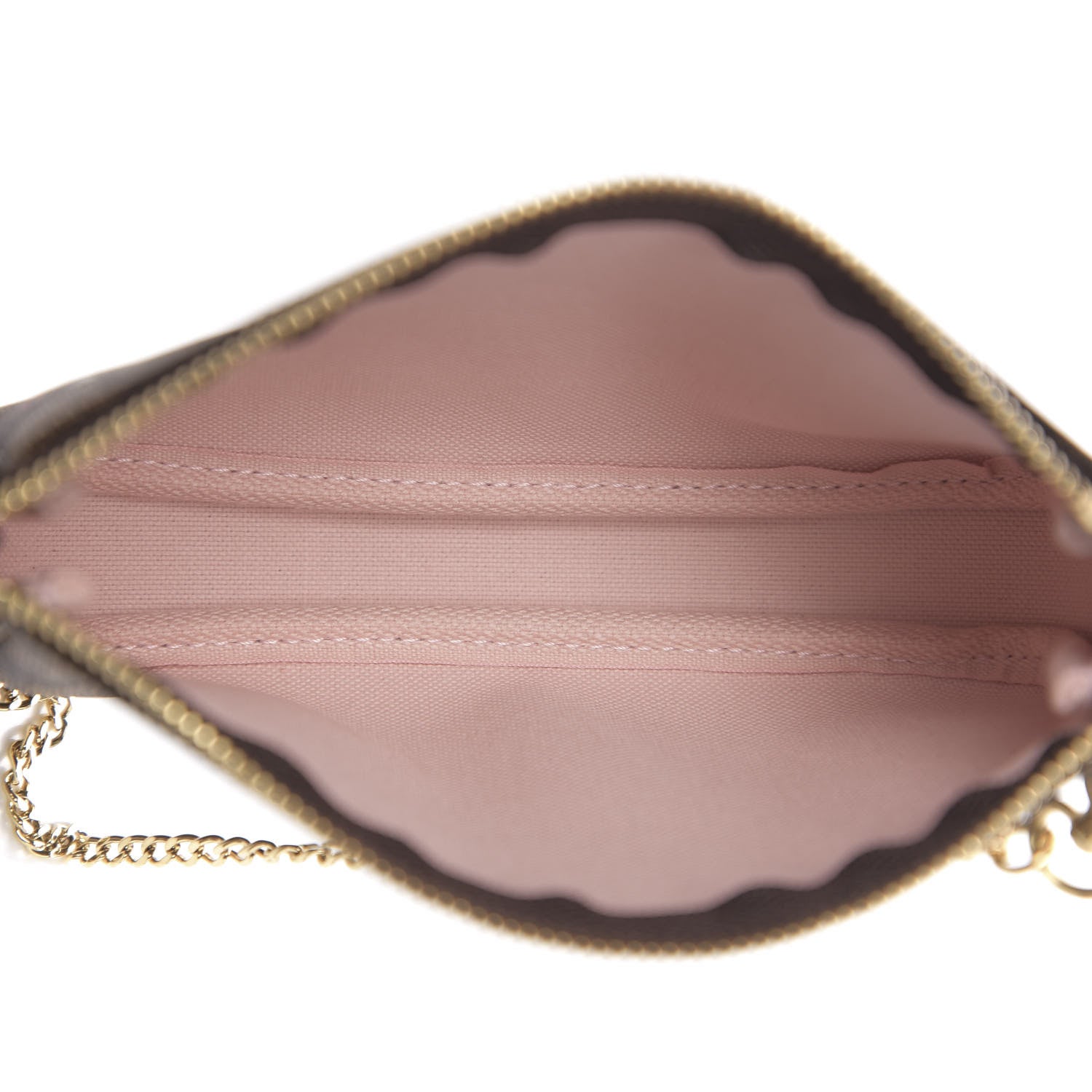 Louis Vuitton Damier Ebene 2020 Christmas Animation Big Wheel Mini Pochette Accessories Rose Ballerine 4 of 7