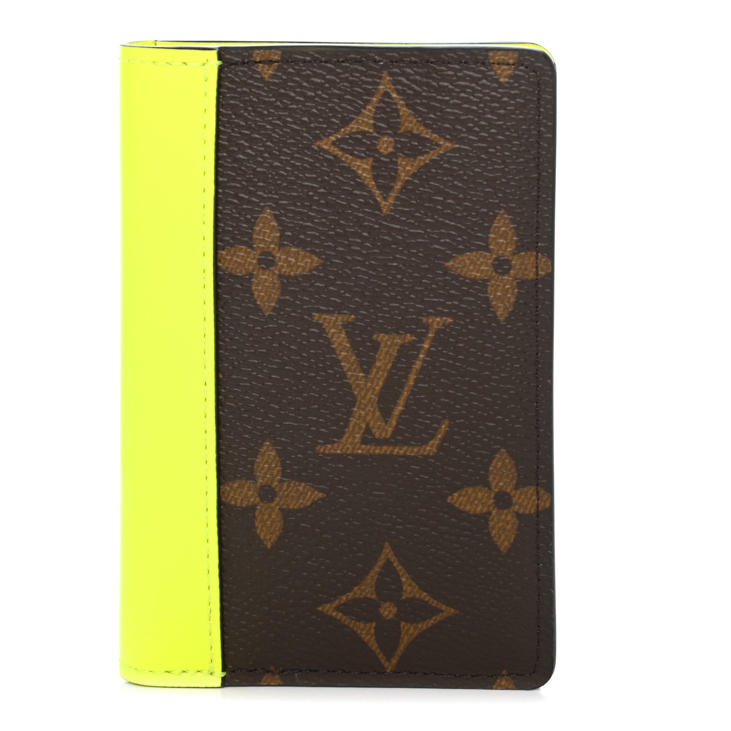 Monogram Pocket Organizer NM Yellow