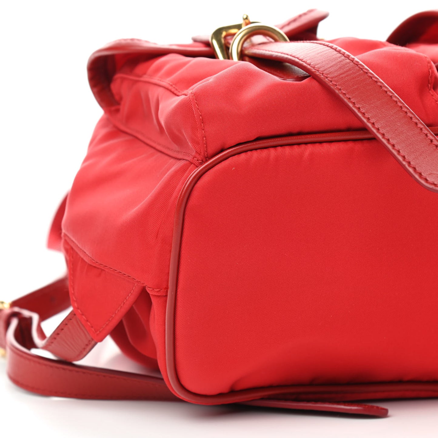 Tessuto Nylon Small Backpack Rosso